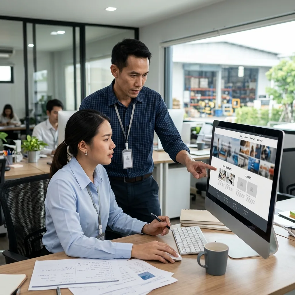 ฝ่ายจัดซื้อ B2B ตรวจสอบเว็บไซต์ของซัพพลายเออร์ก่อนตัดสินใจติดต่อ